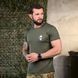 Потовідвідна футболка One Shot з принтом на грудях та спині олива розмір M buy93136bls-M фото 3