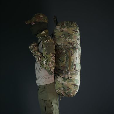 Тактическая сумка-рюкзак Kiborg Militex Cordura 69 л мультикам kib2811-0101-00bls фото