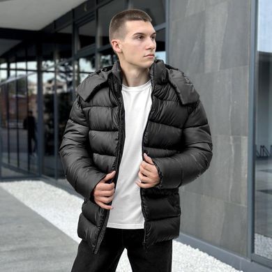 Зимова куртка Pobedov Snowfall чорна розмір S pobOWku2973babls-S фото