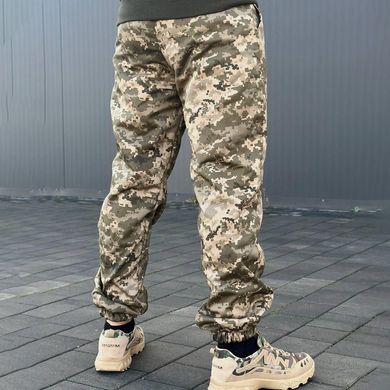 Чоловічі штани Cargo з поліестеру та бавовни піксель розмір S for00300bls-S фото