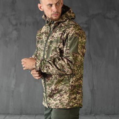 Демисезонная мужская куртка Military plus Softshell хищник размер S buy85653bls-S фото