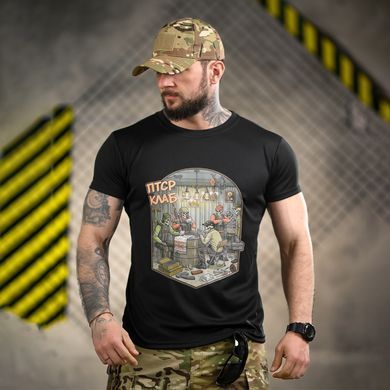 Футболка Born of War с принтом ПТСР Клаб черная размер 2XL buy96191bls-2XL фото