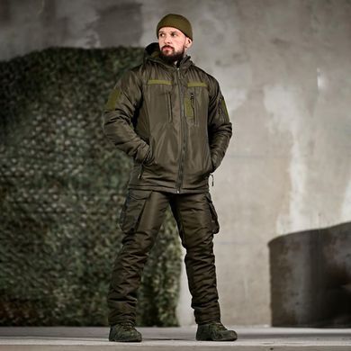 Тактическая форма Northern Куртка с капюшоном + Брюки с подтяжками олива размер M buy94834bls-M фото