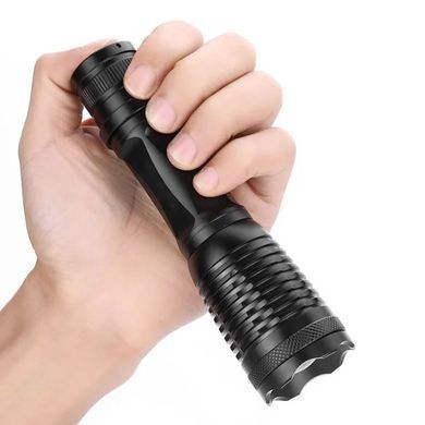 Тактический фонарь Bailong Police BL-Q8837-T6 с выносной кнопкой черный 14,5х3,5 см ws78856bls фото