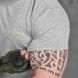 Мужская хлопковая футболка Logos-Tаc с круглой горловиной серая размер M buy86908bls-M фото 6