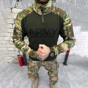 Чоловічий флісовий убакс з принтом "ArmyCombo" / Щільна фліска мультикам розмір S buy59864bls-S фото