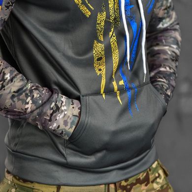 Мужское худи Patriot трехнитка / Кофта с принтом мультикам олива размер M buy85573bls-M фото