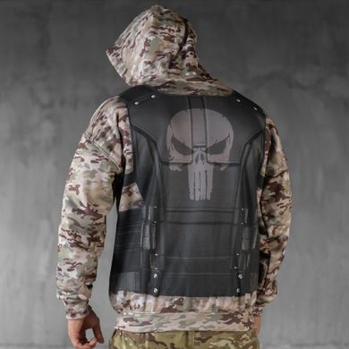 Мужское худи на флисе Punisher armor мультикам размер S buy88635bls-S фото