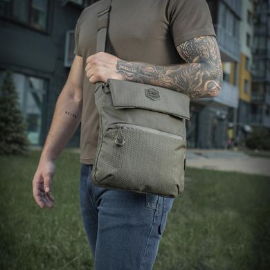 Універсальна Сумка через плече M-Tac Konvert Bag Elite із знімною модульною вставкою - органайзером олива 31х29х5 см sd3556bls фото