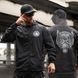 Вітрівка&nbsp;Born of War з принтом Odin чорна розмір S buy97368bls-S фото 1
