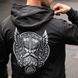 Вітрівка&nbsp;Born of War з принтом Odin чорна розмір S buy97368bls-S фото 8