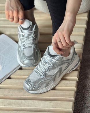 Женские сетчатые Кроссовки Palladium Silver белые с серым размер 38 buy91488bls-38 фото