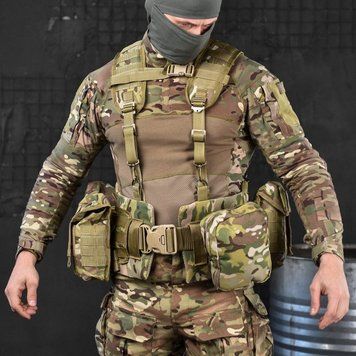 РПС з підсумками Cordura 1000D / Розвантажувальний пояс із кріпленням Molle мультикам buy85520bls фото