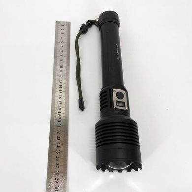 Акумуляторний Ліхтарик з 3-ма режимами світіння та функцією Power Bank / Ручний Ліхтар BL-G201-P360 з індикатором рівня заряду  ws39758bls фото