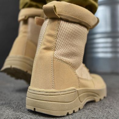 Мужские замшевые ботинки Monolit с сетчатыми вставками койот размер 41 buy86229bls-41 фото