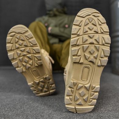 Чоловічі замшеві черевики Monolit із сітчастими вставками койот розмір 41 buy86229bls-41 фото