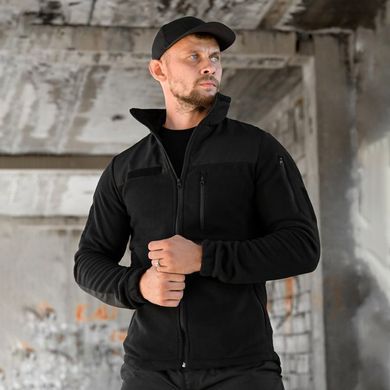Комплект 4в1 KMS Tactical Флисовая кофта и Футболка + Штаны и Кепка черный размер S buy97236bls-S фото