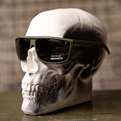 Тактичні окуляри Cheysler Polarized Stinger з футляром олива buy93025bls фото