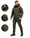 Костюм Vanguard Softshell Куртка с капюшоном + Штаны олива размер S for02381bls-S фото 1