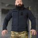Тактическая куртка с капюшоном Softshell на флисе синяя размер S 12795bls-S фото 5