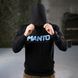 Худі Manto Box з принтом на грудях та спині чорне розмір M buy93524bls-M фото 4