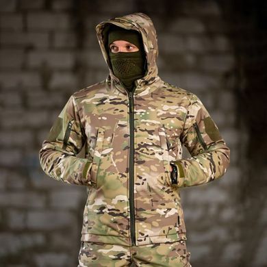 Зимний костюм 7.62 Tactical Softshell с наполнителем Slimtex Куртка + Брюки мультикам размер S buy94033bls-S фото