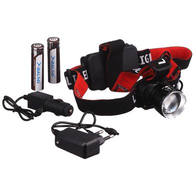 Акумуляторний ліхтарик налобний BL-T20-P90 з 3 режимами чорний buy31921bls фото