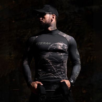 Лонгслів Mantis Veteran LS Combat Rashguard сірий розмір S-M buy97177bls-S-M фото