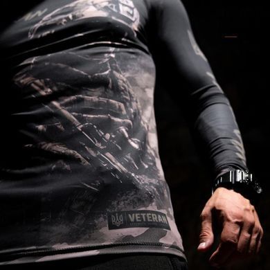 Лонгслів Mantis Veteran LS Combat Rashguard сірий розмір S-M buy97177bls-S-M фото
