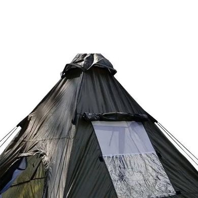Палатка пирамида MIL-TEC на 4 человека с чехлом олива размер 290х270х225 см for01058bls фото