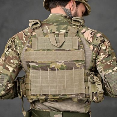Плитоноска Isik в сборе с подсумками и системой быстрого сброса мультикам one size buy91596bls фото