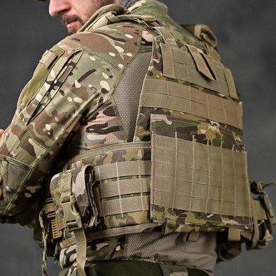 Плитоноска Isik в сборе с подсумками и системой быстрого сброса мультикам one size buy91596bls фото
