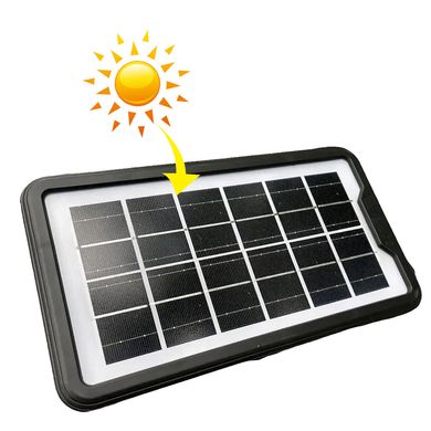 Портативная Солнечная панель GD Super 6 Вт с USB-разветвителем в комплекте 27 х 15, 5 х 2 см 12609bls фото