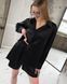 Женский комплект Siona Рубашка с длинным рукавом + Шорты черный One Size buy95933bls фото 4