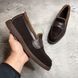 Замшевые лоферы U.Spirit Daro утепленные мехом коричневые размер 42 2503/29 brown хутро nix-42 фото 5