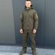 Мужская Куртка Softshell с Флисовой подкладкой олива / Демисезонная верхняя одежда размер S for00621bls-S фото 4