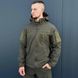 Чоловіча Куртка Softshell з Флісовою підкладкою олива / Демісезонний верхній одяг розмір S for00621bls-S фото 1
