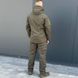 Мужская Куртка Softshell с Флисовой подкладкой олива / Демисезонная верхняя одежда размер S for00621bls-S фото 3