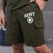 Мужской летний комплект Army двухнитка футболка + шорты олива размер S buy87302bls-S фото 5