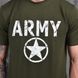 Мужской летний комплект Army двухнитка футболка + шорты олива размер S buy87302bls-S фото 3