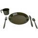 Набір туристичного посуду на 1 особу Mil-Tec Camp Set олива bkr14681000bls фото 2