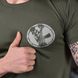 Потовідвідна чоловіча футболка Odin coolmax з принтом "Dzen" олива розмір M buy85609bls-M фото 6