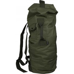 Прочный Баул 75 л MIL-TEC US Duffel Bag с лямками /  Вместительный Рюкзак для транспортировки вещей олива 50х100 см bkr13853101bls фото