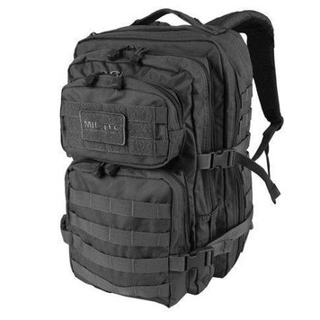 Рюкзак 36 л Mil-Tec Large Assault Pack з вологозахисним просоченням та кріпленням Molle чорний розмір 51 х 29 х 28 см bkr14002202bls фото