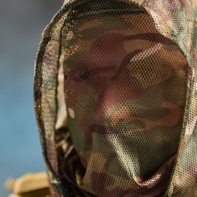 Мужской маскировочный Костюм Куртка с капюшоном + Брюки / Полевая Форма из антимоскитной сетки мультикам размер S-M-L 17073bls-S-M-L фото