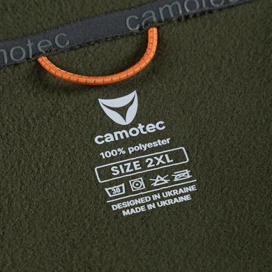 Флісова кофта Camo-Tec Army 2.0 з липучками для шевронів олива розмір S arm1471bls-S фото