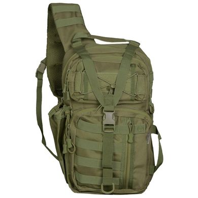 Однолямковий рюкзак Camotec Tactical City Bag Oxford 900D з кріпленням Molle олива розмір 42х26х17 см arm1084bls фото