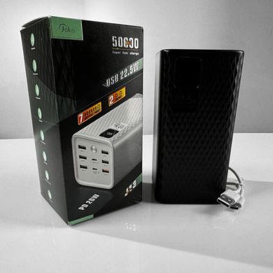 Повербанк 50 000 mAh Joko J10 с функцией быстрой зарядки и индикатором черный buy87664bls фото