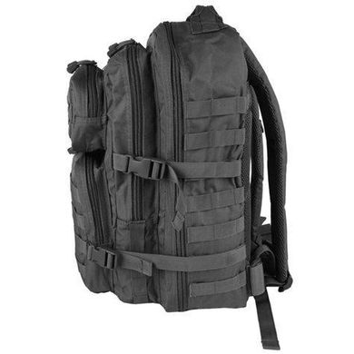 Рюкзак 36 л Mil-Tec Large Assault Pack с влагозащитной пропиткой и креплением Molle черный размер 51 х 29 х 28 см bkr14002202bls фото