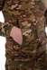Чоловіча флісова Кофта QAUQE з високим коміром та кишенями на блискавках / Фліска мультикам розмір S 50346bls-S фото 3